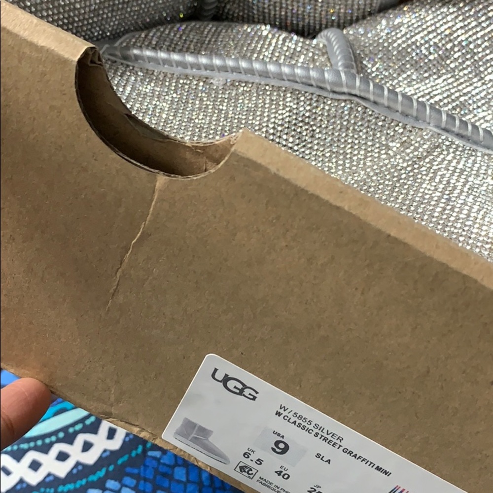 Silver Bling Uggs - Picture 3 of 6